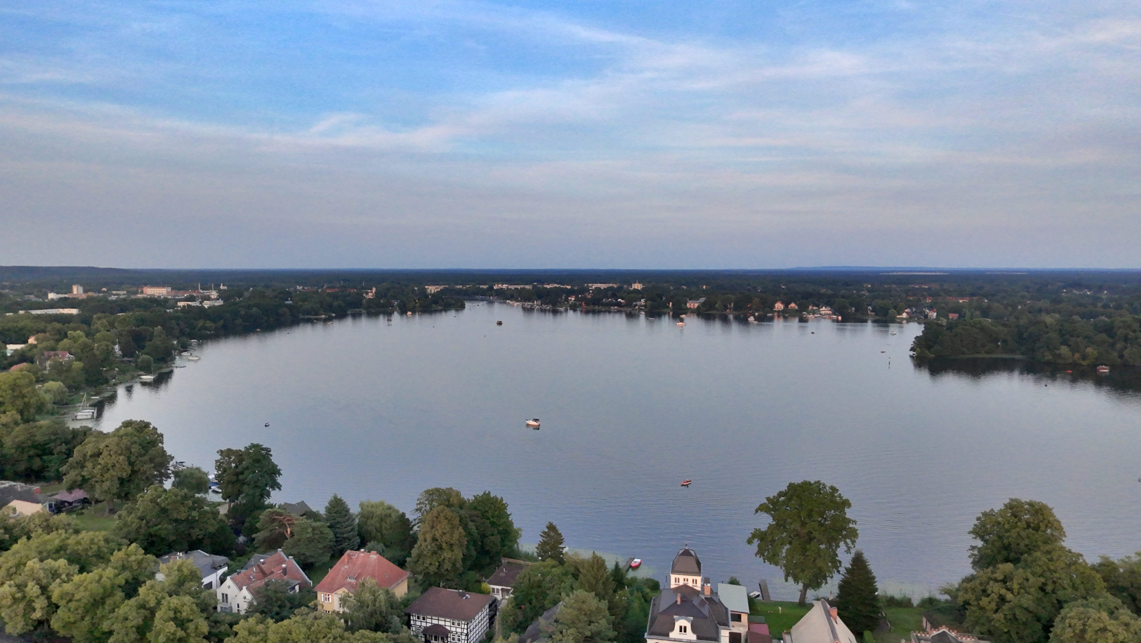 Drohnenaufnahme vom Dämeritzsee