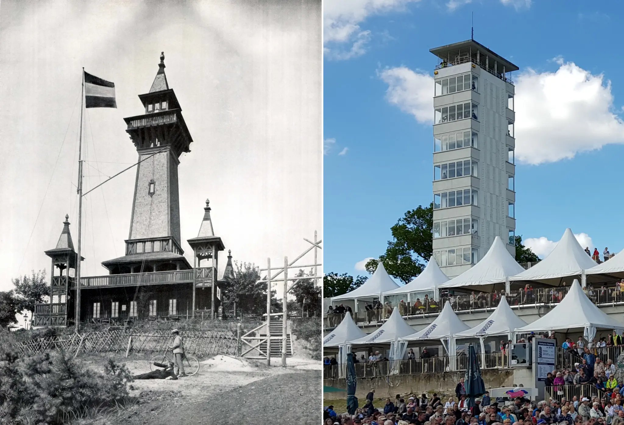 Alter und „neuer“ Müggelturm