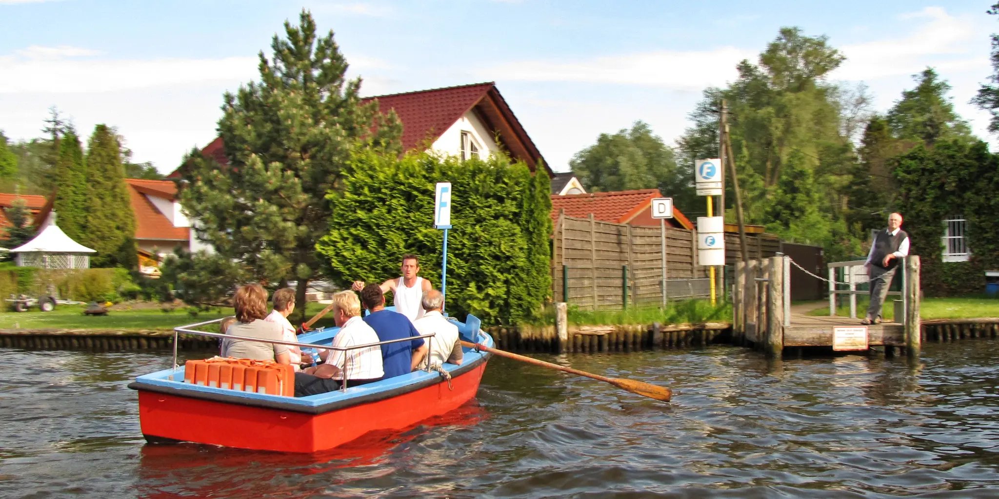 Ruderbootfähre F24 auf der Müggelspree