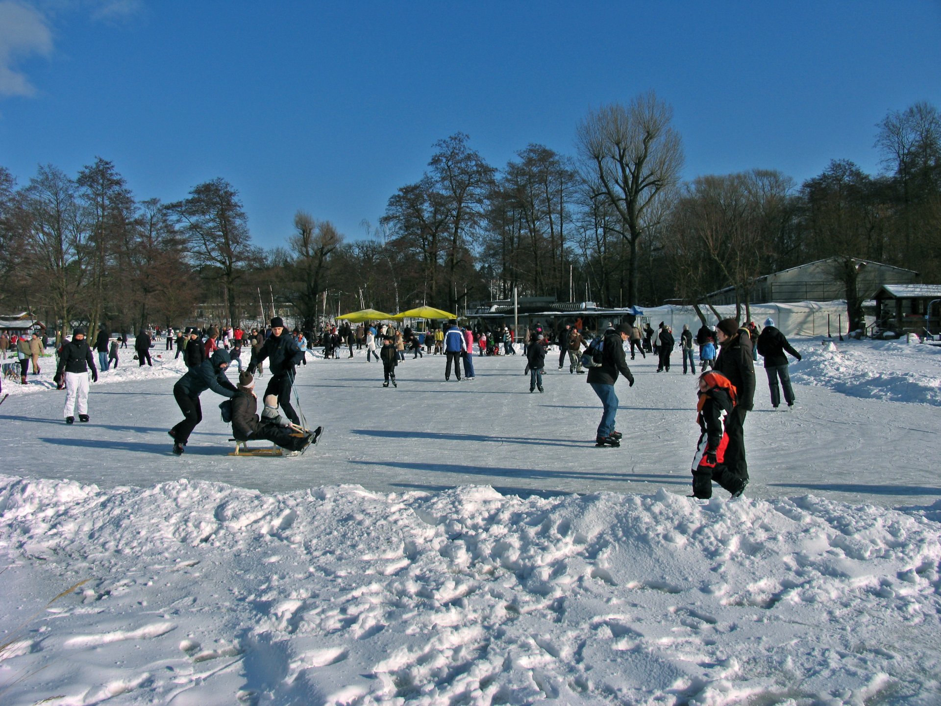 Winterfreuden auf dem Großen Müggelsee 