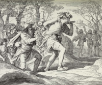 Illustrationen zum Alten Testament, 4. Buch Mose: Die VKundschafter des Landes Kanaan (Schnorr´s Bild Nr. 58)