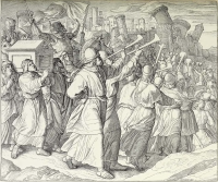 Illustrationen zum Alten Testament, Buch Josua: Jericho wird erobert und zerstört  (Schnorr´s Bild Nr. 69)