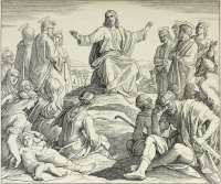 Illustrationen zum Neuen Testament, Matthäus Evangelium: Die Bergpredikt Jesu (Schnorr´s Bild Nr. 186)